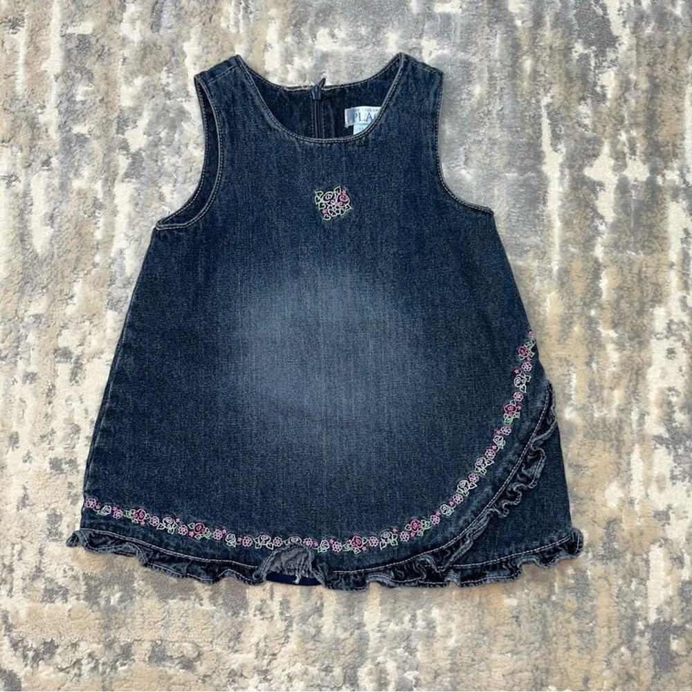 The Children’s Place Denim Lined Jumper Dress 12 months